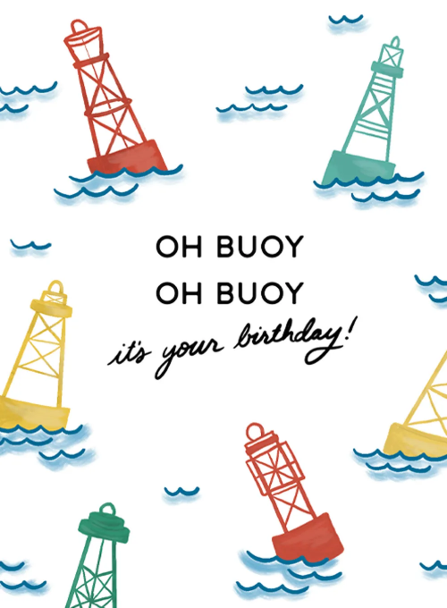 Oh Buoy Oh Buoy - birthday_kids_cards - Card