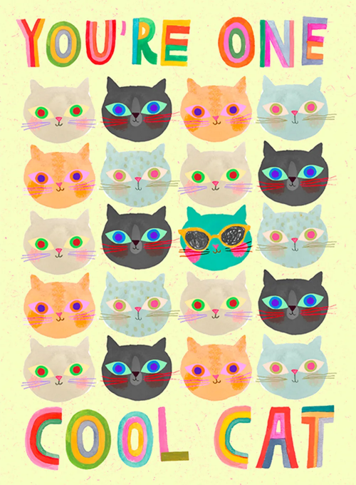 One Cool Cat - just_because_cards - Card
