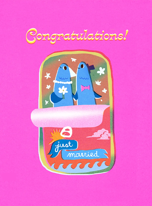 No More Fish in the Sea Congratulations - wedding_bridal_cards - Card