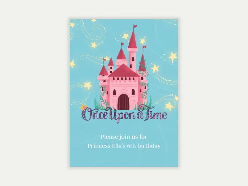 Once Upon a Time Birthday - featured - Invitation