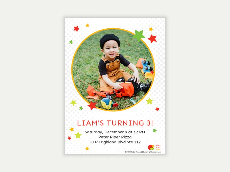 Peter Piper Pizza: Slice of Fun (Photo) - characters - Invitation