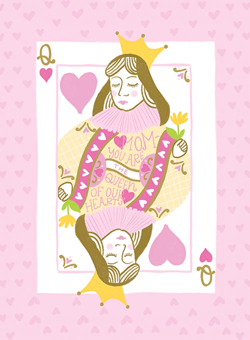 Queen Of Hearts - mothers_day_cards - Card