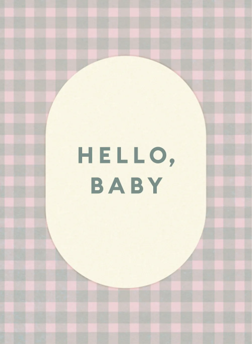 Preppy Plaid Baby Shower - baby_shower_cards - Card