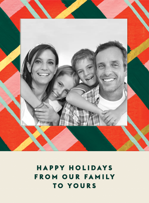Pretty in Plaid - design_your_own_cards - Card