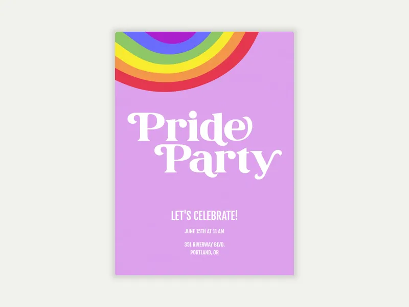 Pride Party - pride - Invitation