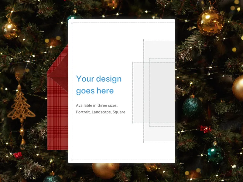 Upload Your Own Design (Christmas Ornaments) - christmas - Invitation