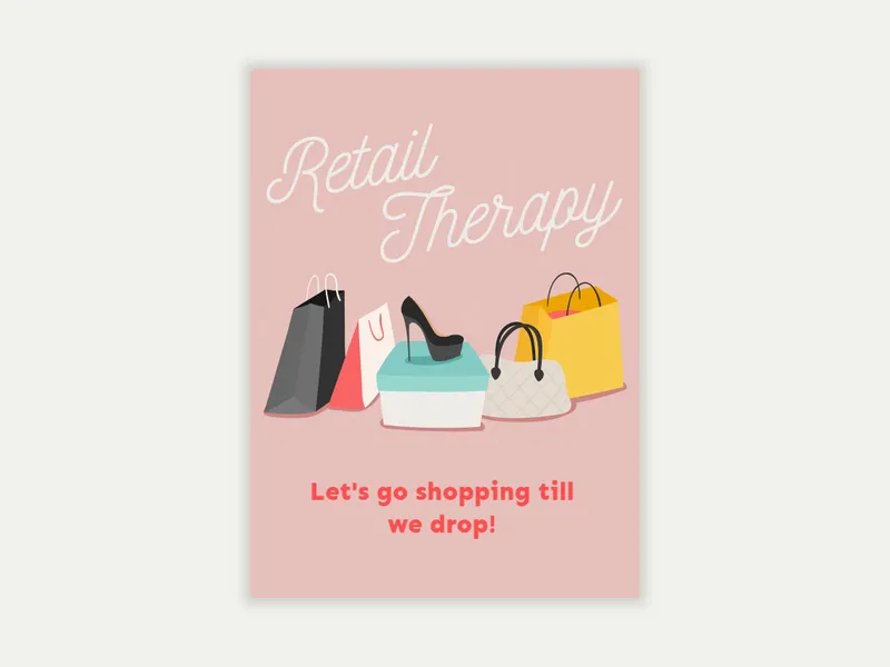 Retail Therapy - shopping_events - Invitation