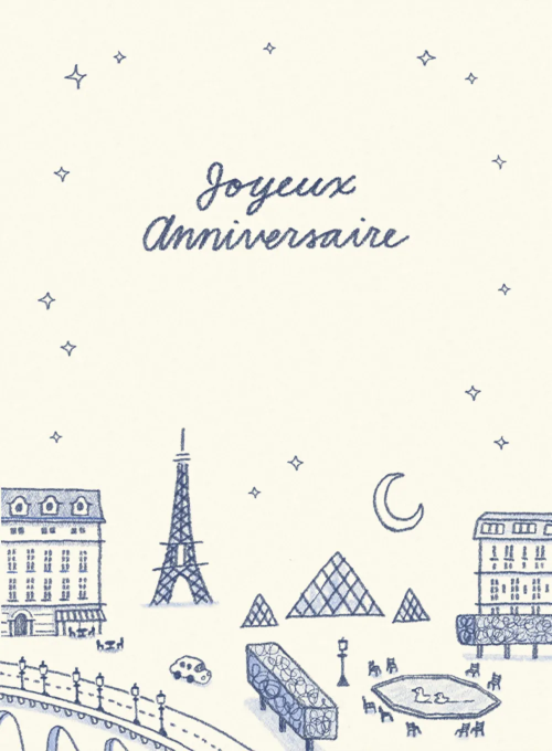 Bonjour Bébé Birthday - birthday_kids_cards - Card