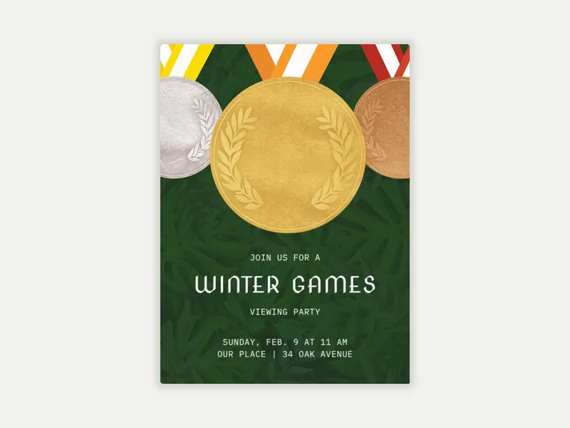 Games Medals - featured - Invitation