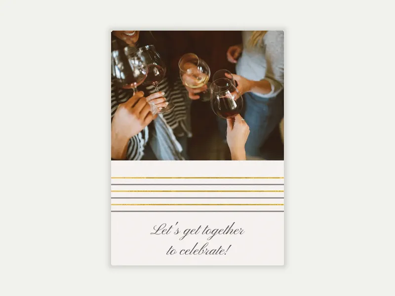 Professional Classic (Photo) - dining_and_drinks - Invitation