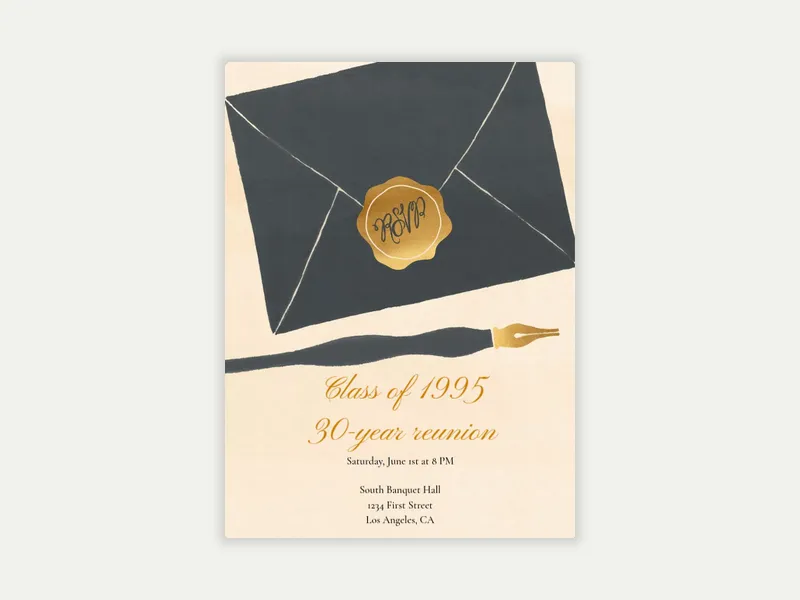 RSVP - reunions - Invitation