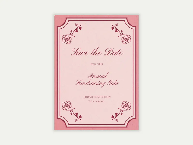 Pink Rosy Celebration - business_save_the_date - Invitation