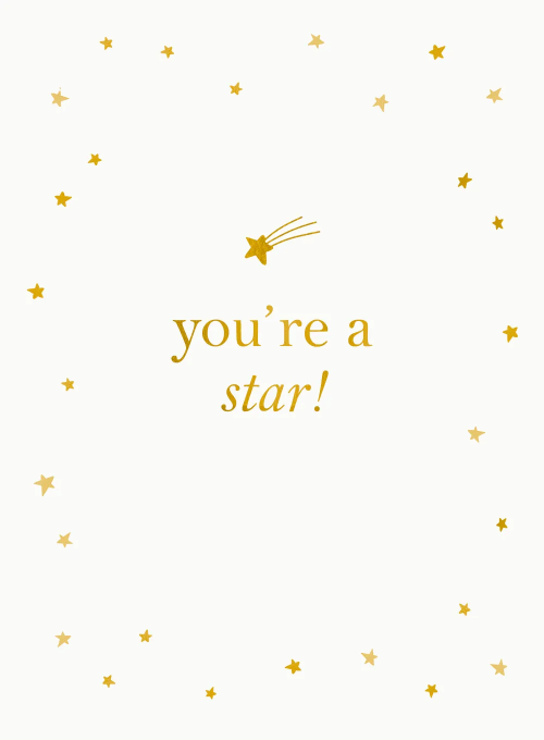 Shooting Star - birthday_adults_cards - Card