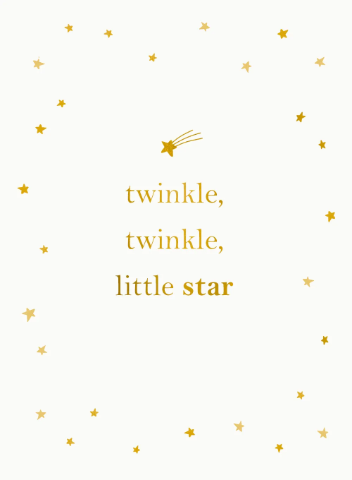 Shooting Star - baby_shower_cards - Card
