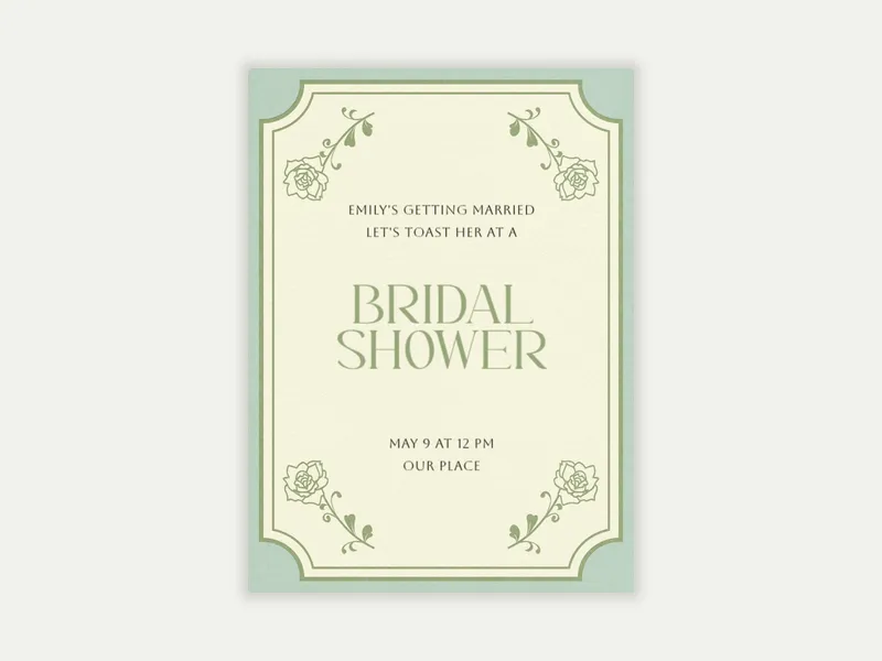 Rosy Celebration - vow_renewal - Invitation