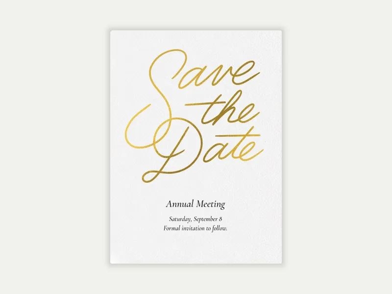 Simple Script - Save the Date - business_save_the_date - Invitation