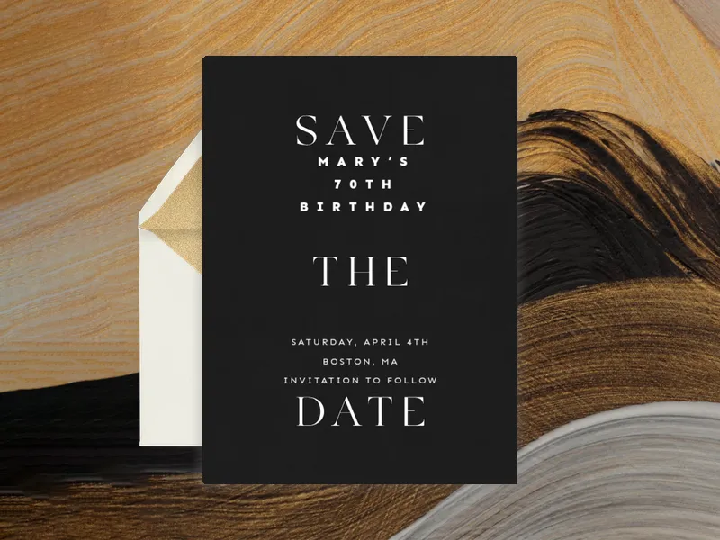 Simply Perfect - Save the Date - business_save_the_date - Invitation