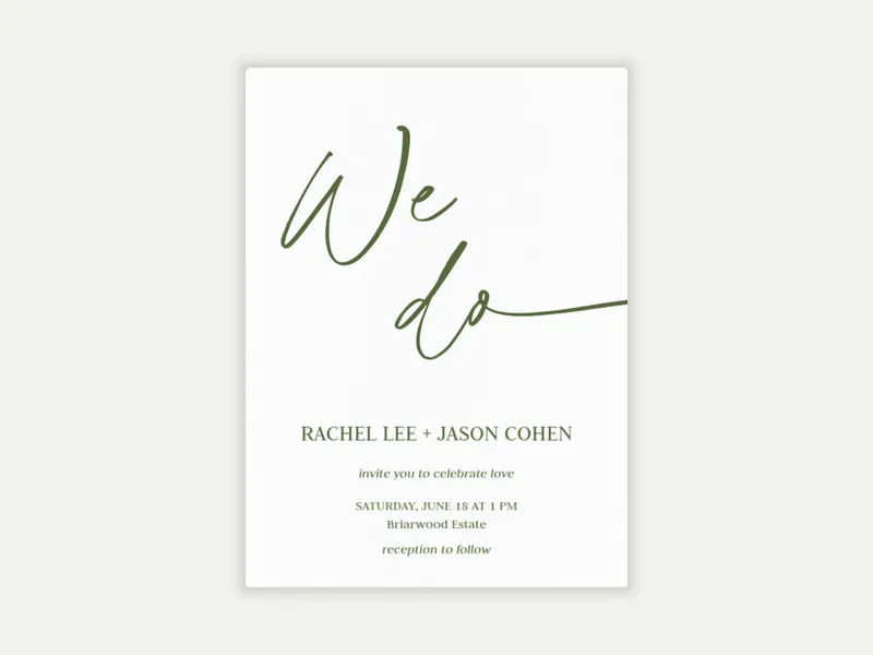 Simple Script - wedding_day - Invitation