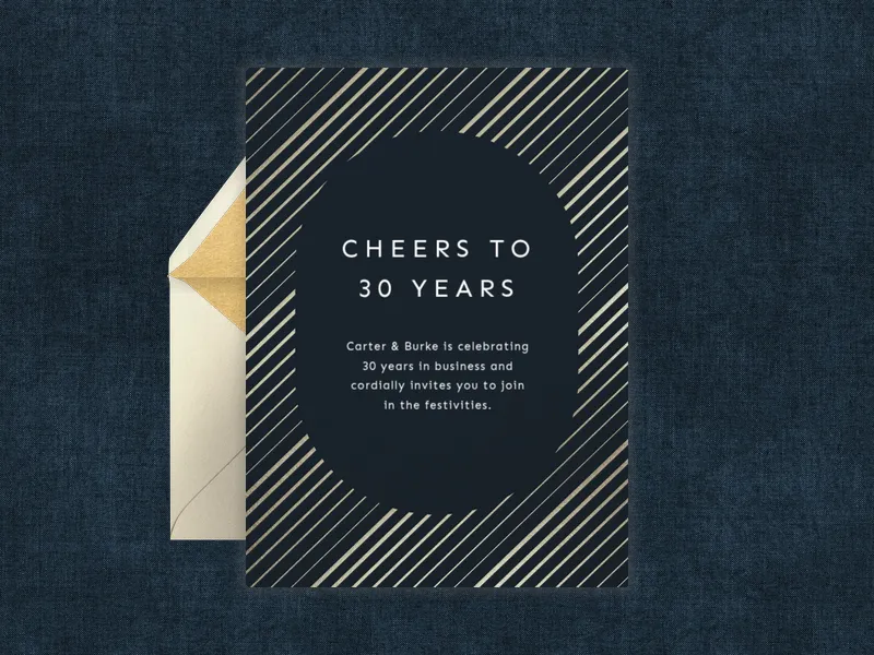 Simple Shimmer - featured - Invitation
