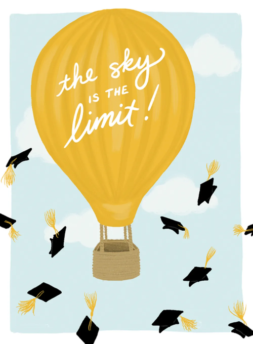 Sky Is the Limit - graduation_cards - Card