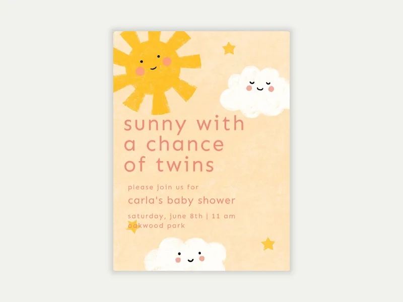 Smiley Sunshine - featured - Invitation