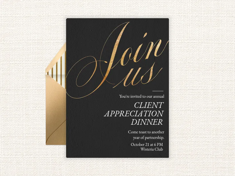 Soaring Script - vip_events - Invitation