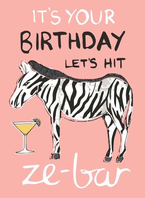 Something Stripey - birthday_adults_cards - Card