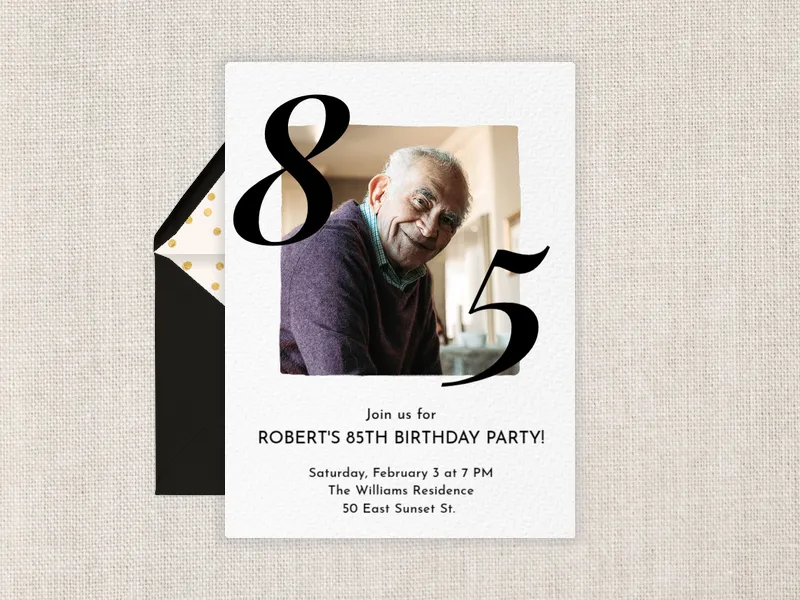 Something to Celebrate (Photo) - 85th_birthday - Invitation