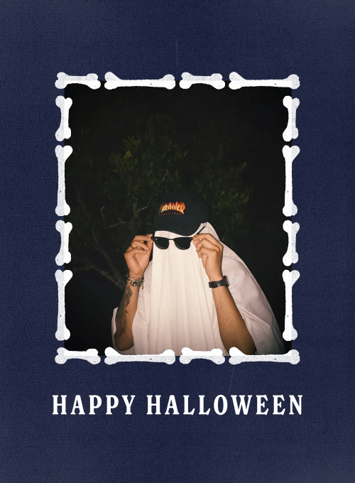 Spooky Scary Screen Printing (Photo) - halloween_cards - Card