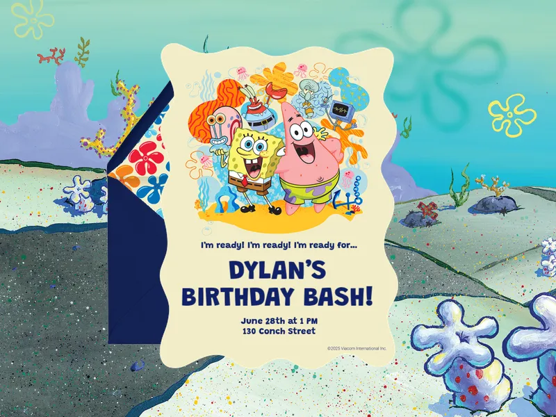 SpongeBob SquarePants™: I’m Ready - spongebob_squarepants - Invitation