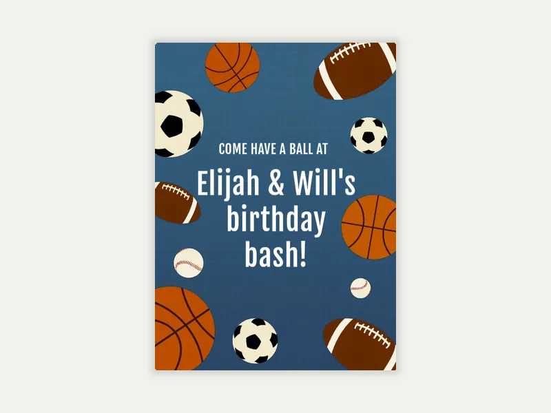 Sports Balls - featured - Invitation