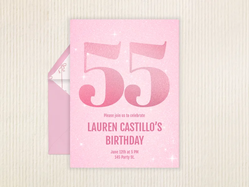 Sparkle & Shimmer - featured - Invitation