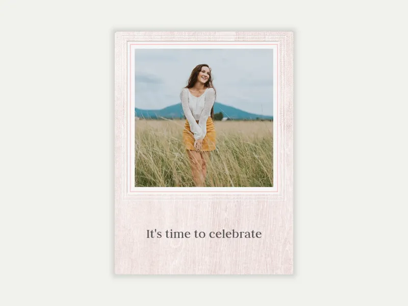 Styled Woodgrain (Photo) - sweet_sixteen - Invitation