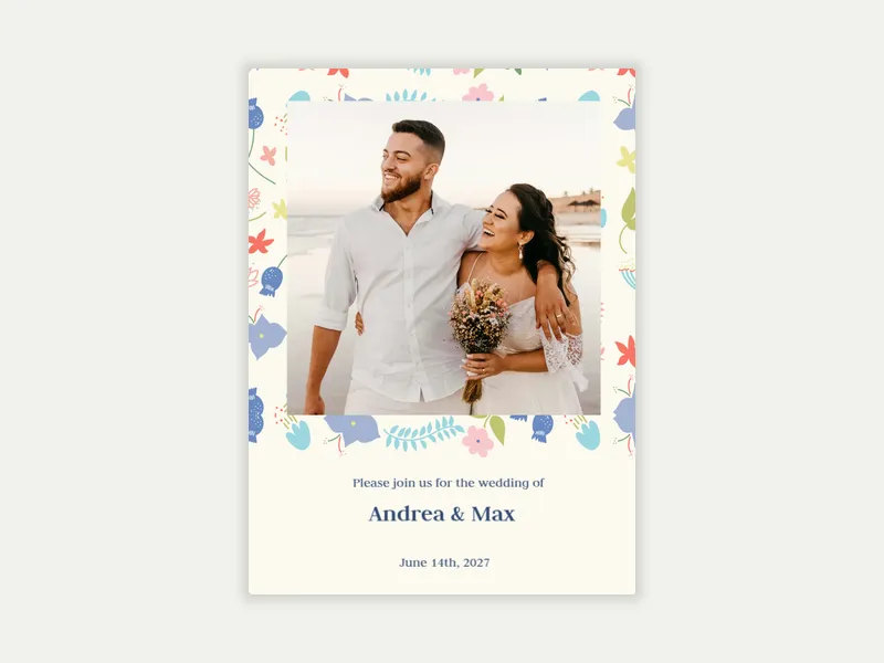 Spring Floral (Photo) - post_wedding_brunch - Invitation