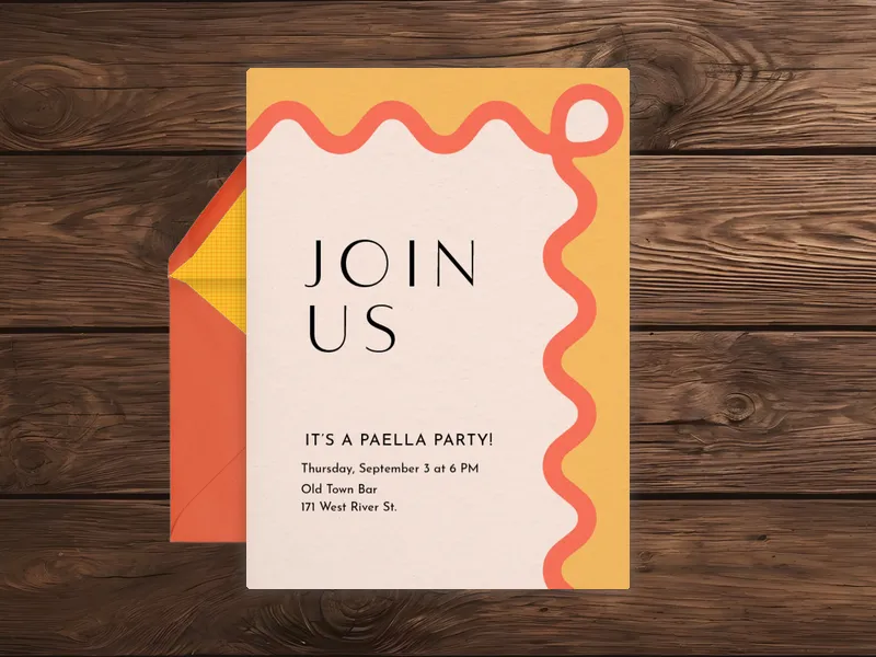 Summer Supper Club x Olivia Muniak - happy_hour - Invitation