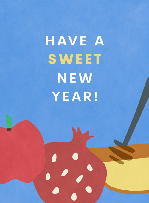 Sweet Rosh Hashanah - rosh_hashanah_cards - Card