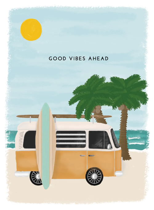 Surf Van - retirement_cards - Card