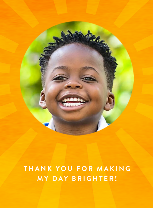 Sunshine Thank You (Photo) - thankyou_cards - Card
