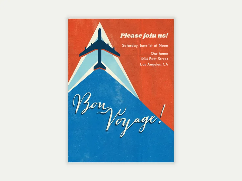 Take Flight - trips_getaways - Invitation