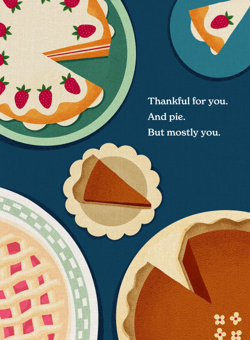 Thanksgiving Pies - thanksgiving_cards - Card