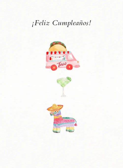 Tiempo De Fiesta - birthday_kids_cards - Card