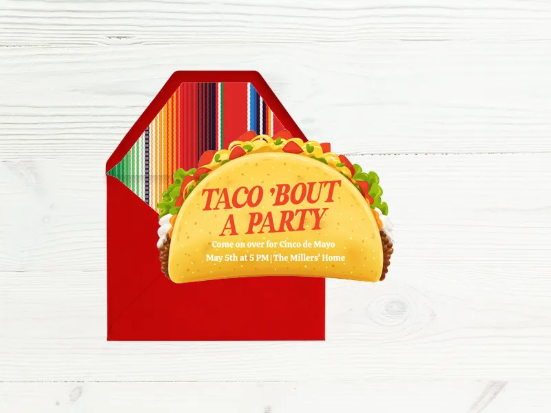 Taco Party Cinco de Mayo - cinco_de_mayo - Invitation