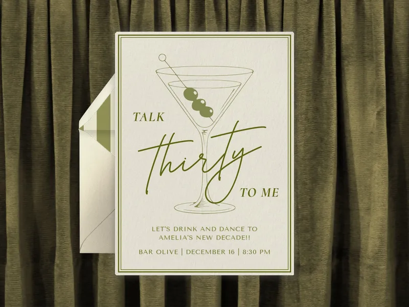 ’Tini Talk - 30th_birthday - Invitation