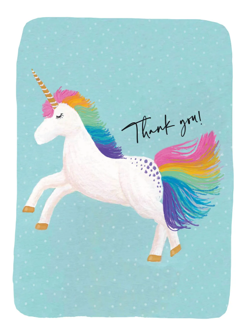 Unicorn Wish Thank You - featured - Card