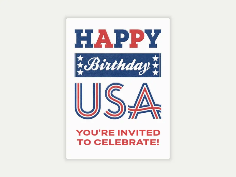 USA Bday - july_fourth - Invitation