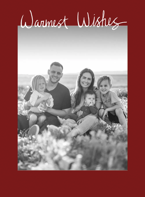 Warmest Wishes (Photo) - design_your_own_cards - Card