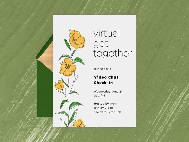 Virtual Get Together - virtual_events - Invitation