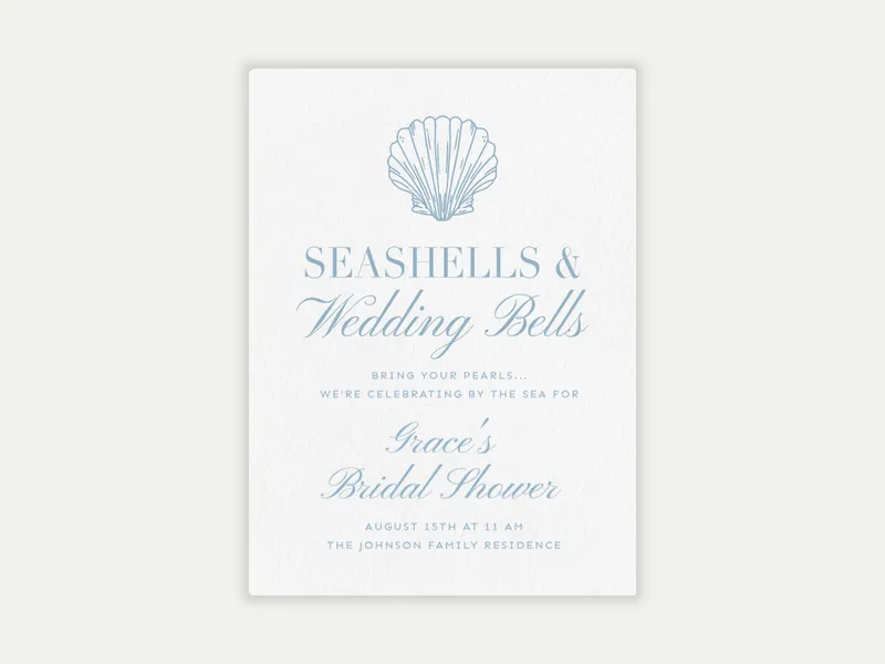 Wedding Shells - featured - Invitation