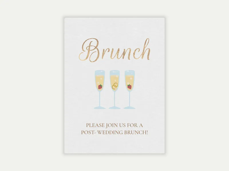 Wedding Brunch - post_wedding_brunch - Invitation
