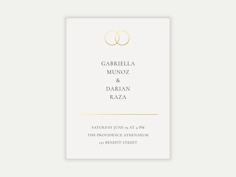 Wedding Bands - featured - Invitation